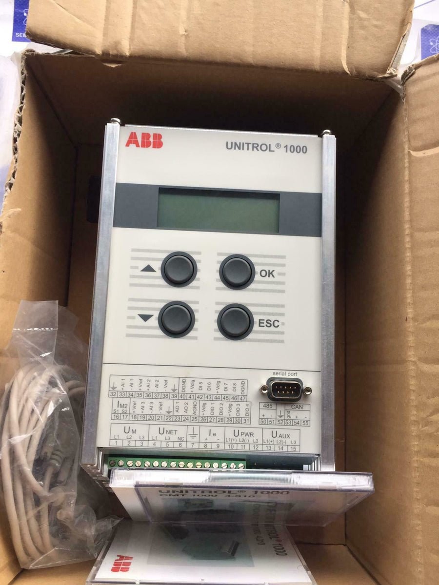 ABB UNITROL 1000 Z.V3 3BHE014557R0003 Brushless excitation system controller available from stock